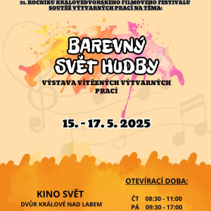 Barevný svět hudby - výstava vítězných prací